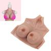 Color 2 Silicone Fake Breast Soft Comfortable Odorless Shapely Trembling Silicone Fake Boobs