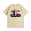 KaUnisex Rider Animation Peripheral Joint Summer Short Sleeve TShirt Unisexs Interior Clothes Pure Cotton Casual Trend Top