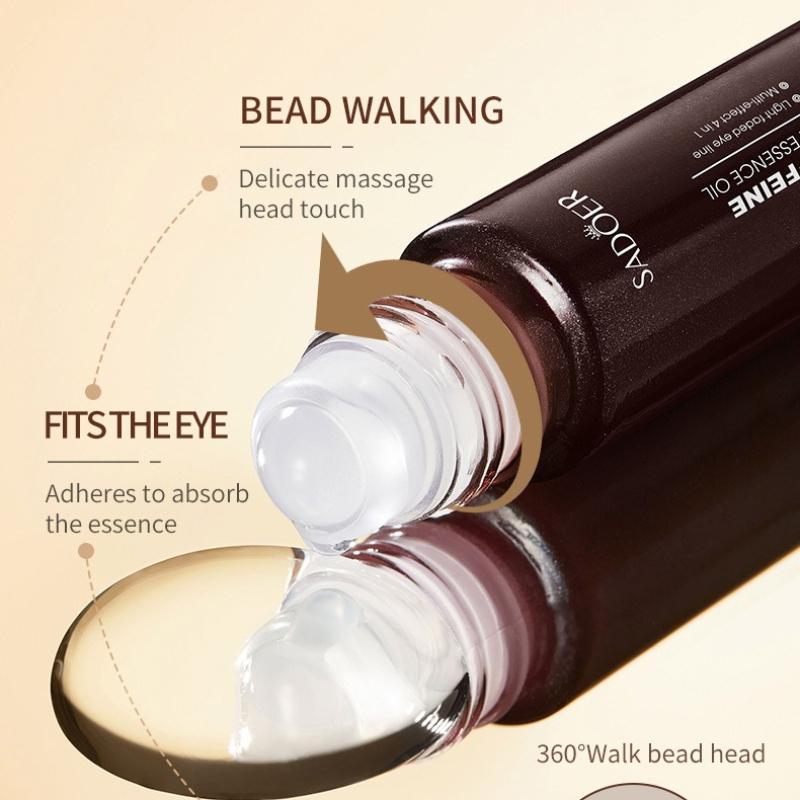Olio Essenziale per Occhi 8ml Retinolo Caffeina Migliora Occhiaie e Borse Sotto gli Occhi