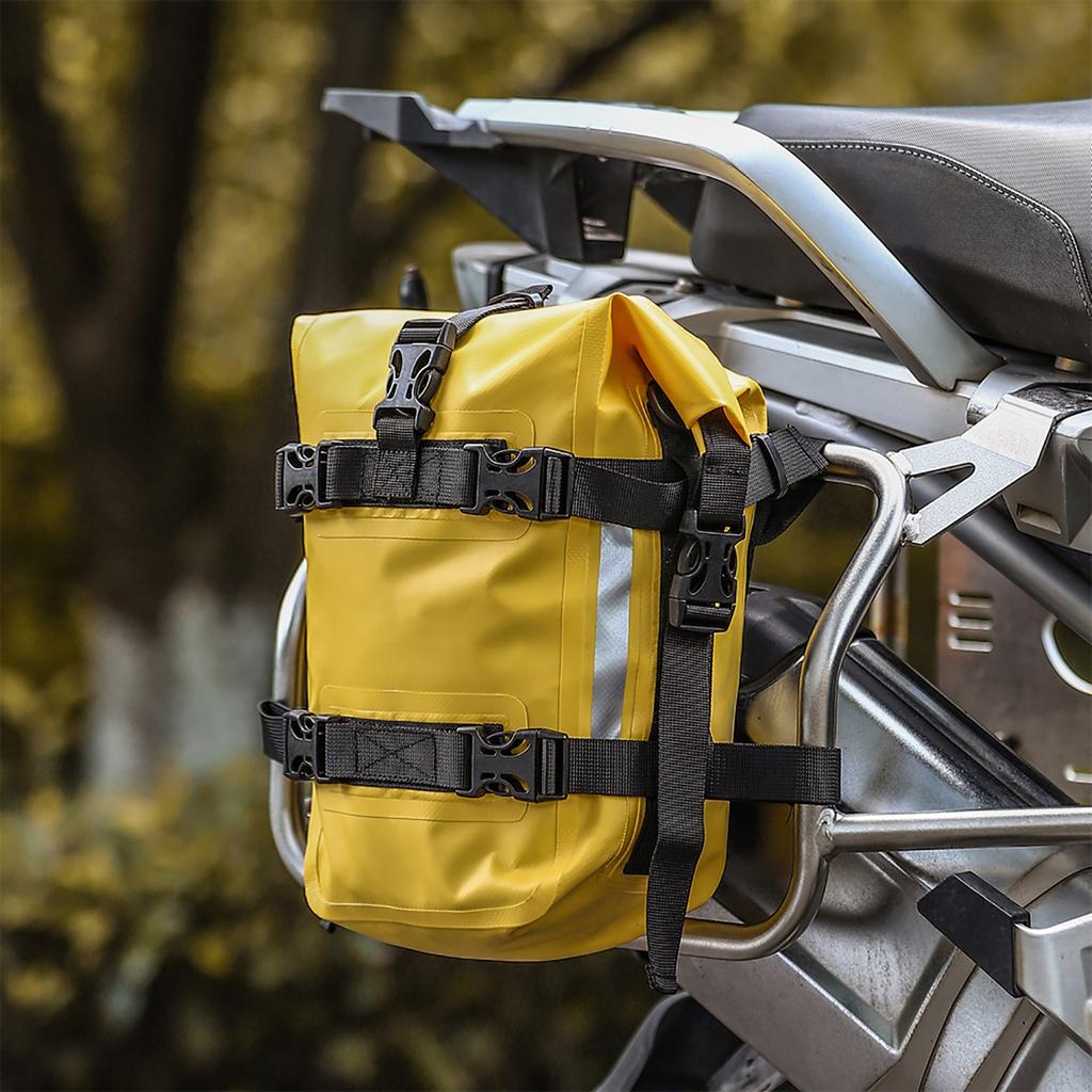 Motorcycle Bumpers Bag Waterproof 5L Motorcycle Side Frame Bag Motorcycle CrashBar Bag   Motorcycle Riding Tools Storage Bag Motorcycle Access