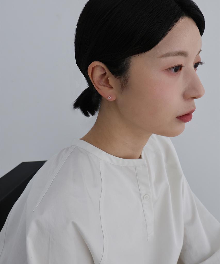 Febor Tempo Stud Earring_Silver