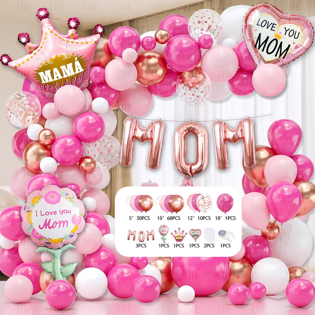 Mother'S Day Balloon Set Holiday Decoration Arrangement Prop Arch New Party