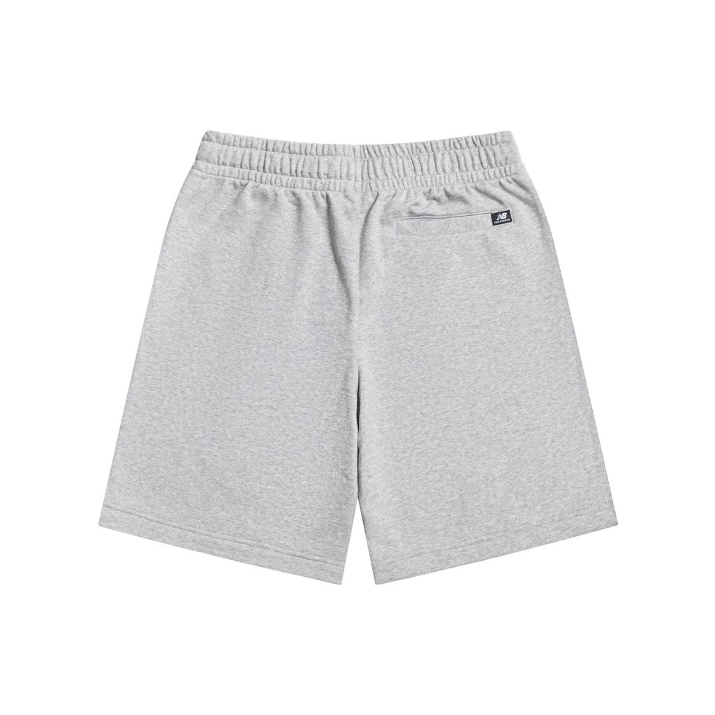 New Balance Essentials Stacked Logo French Terry Shorts Asia Sizing 'Athletic Grey' Men's MS31540-AG