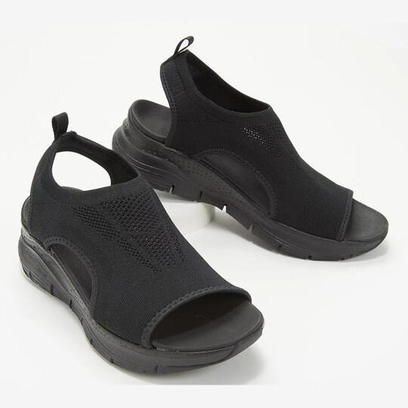 Sandals Women's Mesh Thick-soled Soft-soled Casual Sports Shoes Women's Flat Shoes