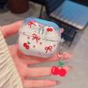 Cartoon Cherry Bow Clear Soft Case for Samsung Galaxy Buds 3 Pro Transparent Protective Cover Earphone Headphone Portable Shell