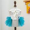 Dog Tulle Dresses Cats Princess Dress Pet Costume Dress with Embroidery Butterfly Wedding Cats Formal Event Photo Outfit