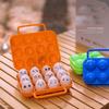 Camping 6/12Grid Egg Container Organizer Case Egg Holder Eggs Box Egg Storage Box Eggs Case