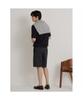 Binpolmen Mini Cable Collar Neck Knit Black