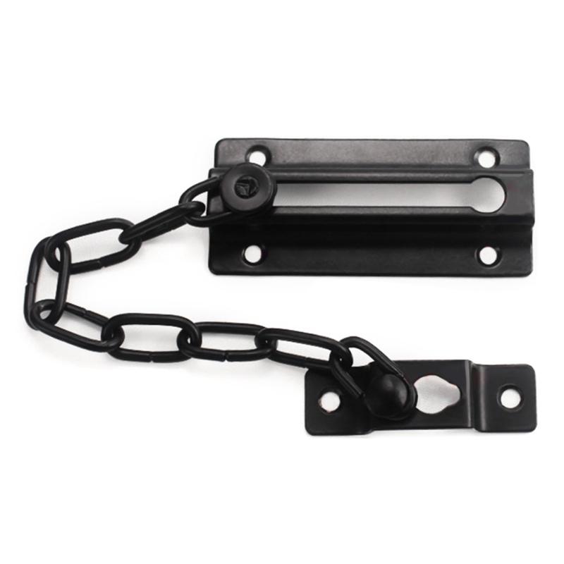 

Multifunctional Door Bolt Portable Accessory for Enhances Safe Homes Accessory Offices Supplues and Shops Daily Use чорний