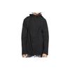 Nike Jacket Solid Color Printed Logo Zipper Hooded Long Sleeve Kids jackets Black BV3559-010