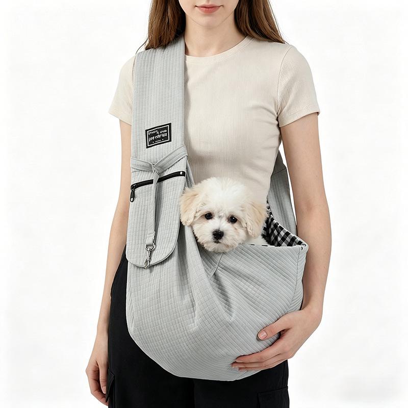 Portable Large Capacity Crossbody Pet Carrier for Cats and Dogs
