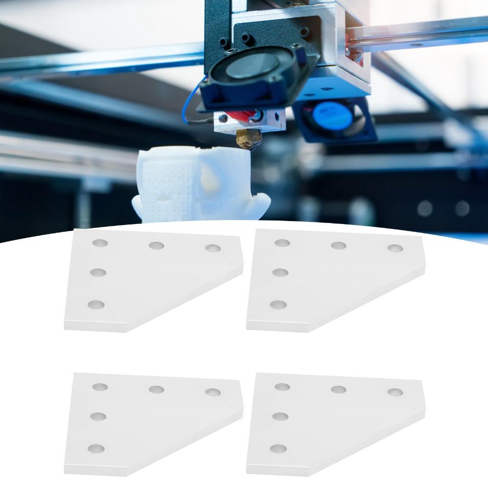4pcs Outside Mounting L Shape Corner Bracket Right Angle Connection Bracket 3D Printer Frame