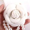 Fabric Corsage Tassel Woman Brooch Shirt Collar Accessories Korean Style Brooch Fashion Jewelry Pin
