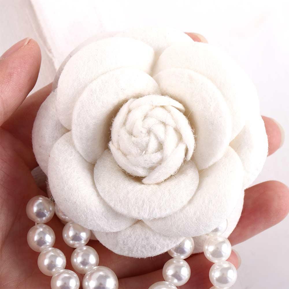 Fabric Corsage Tassel Woman Brooch Shirt Collar Accessories Korean Style Brooch Fashion Jewelry Pin