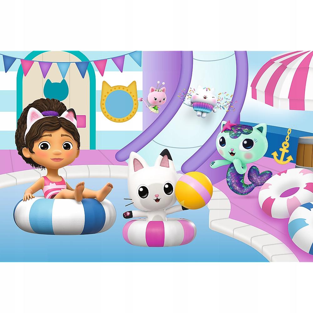 Puzzle 60 Gabby's Dollhouse Cat House Cats