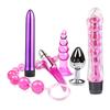 Massagers Suit Anal Plugs Vibrator Bulb Toys Game Kit Set 6PCS