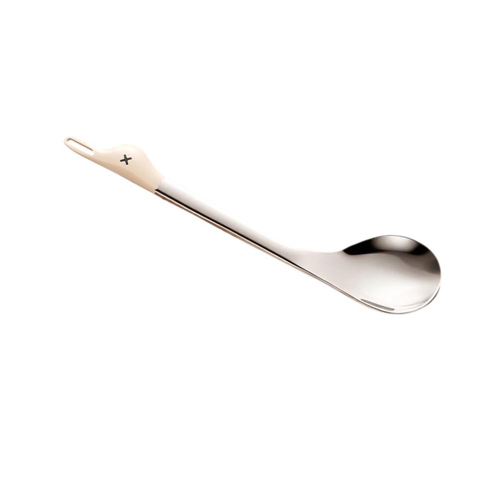 Stainless Steel Watermelon Spoon Duck Shape Dessert Spoon Creative Tea Spoon  Drink Stirring