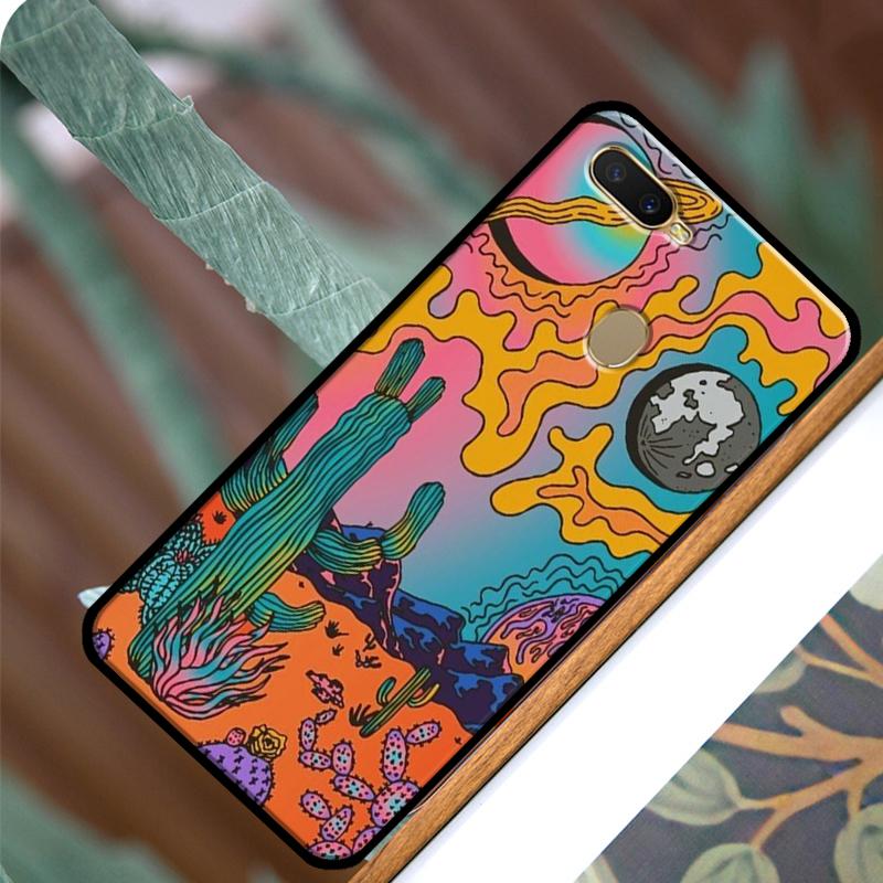 

Инди детский эстетический чехол в стиле хиппи для OPPO A83 A91 A93 A1K A15 A3S A54 A74 A94 A5 A9 A31 A53 A52 A72 A53S задняя крышка OPPO A3S