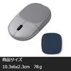 fromseed Wireless Mouse, Gray, Wireless, LaptopTablet Compatible, Magnetic, Portable