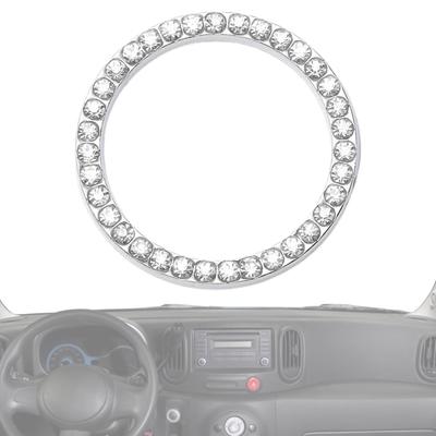 Push Start Button Bling Car Push Start Button Cover,Rhinestone Push Start Button Cover Decoration