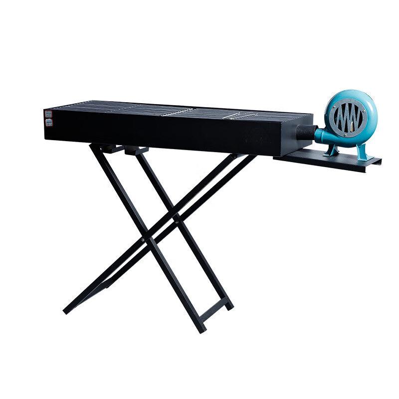 ZISIZ Portable Charcoal BBQ Grill with Blower