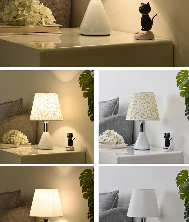 Modern LED Dimmable Bedside & Study Lamp with Eye Protection and Remote Control