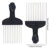2pcs African styling comb, stainless steel hair styling insert comb, hair comb for fluffy styling, Special for real hair wigs