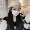Pure Color Wool Beret Woolen Retro Painter Hat Fashion Octagonal Hat  Outdoor
