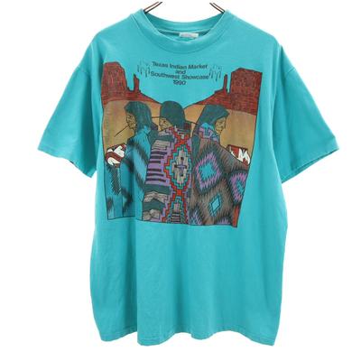 90s Κατασκευασμένο στις ΗΠΑ Παλιό Κοντομάνικο T-shirt XL BEEFY-T μονή ραφή Ανδρικό Μεταχειρισμένο