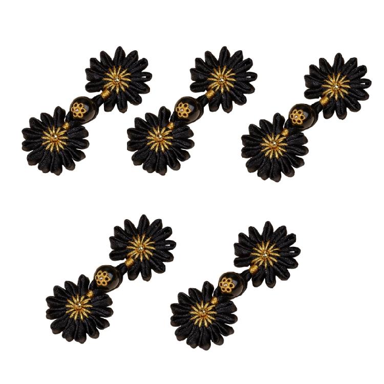 Squisito Bottone Nodo Orientale Fatto a Mano Bottoni da Cucito in Tessuto Chiusure Per Cheongsam Abiti da Sposa Cucito Artigianato