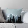 Gone Skiing Vintage Poster Throw Cushions & Pillows Without Core