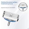 Stainless Steel Sink Square Drainer Kitchen Drains Strainers Filter Dregs Deodorant Hose Flume with Overflow Kitchen Accessories