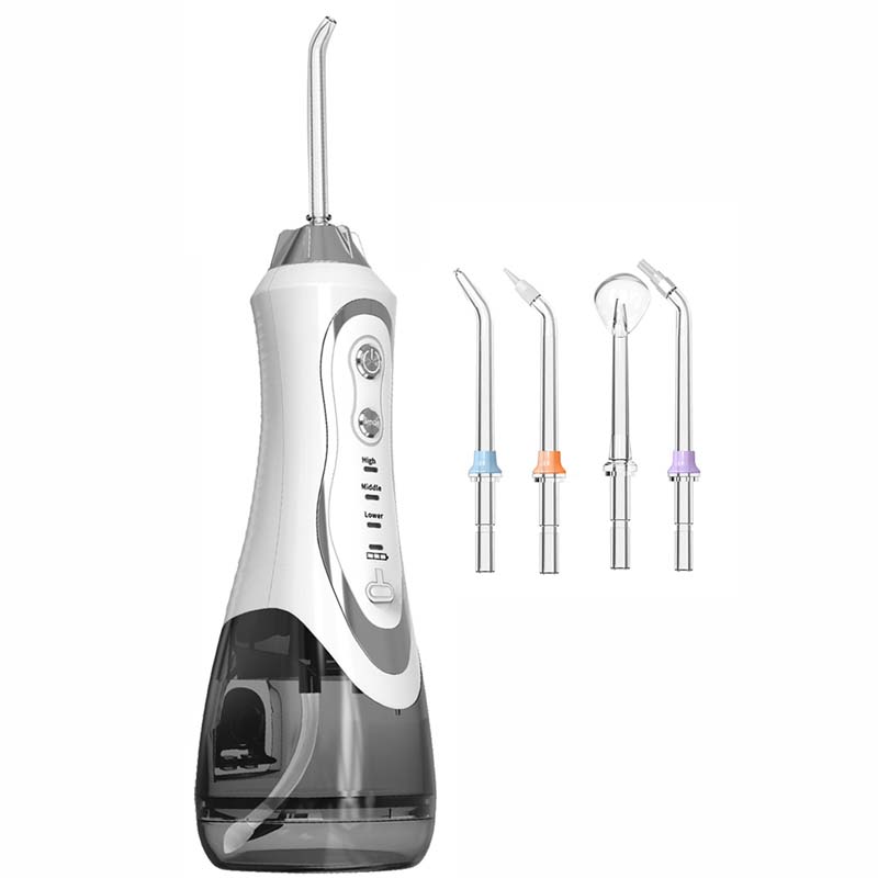 Smart Electrical Dental Water Flosser Cordless IPX7 Waterproof for Dental Health and Teeth Whitening