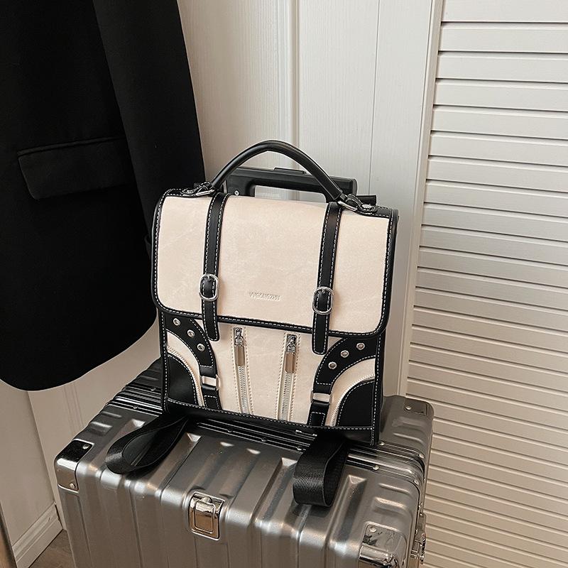 

Ретро модный женский рюкзак новый универсальный рюкзак для поездок в колледж портативная сумка-мессенджер