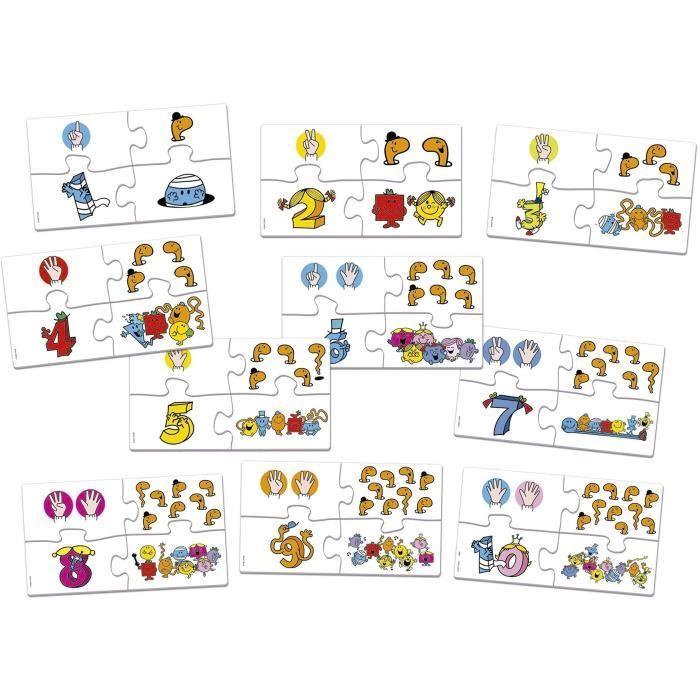 Learning Game - EDUCA - Mr. Men and Women - Numbers