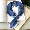 Fashion Print Hair Ribbons Scarf Women Silk Scrunchies Foulard Female Neck Tie Skinny Bag Bandana Accessories Headware