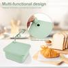 2Pcs Pizza Dough Proofing Box Baking Tool Food Box Heat Resistant Silicone Dough Boxes Fermentation Box for Fridge Bakery Making