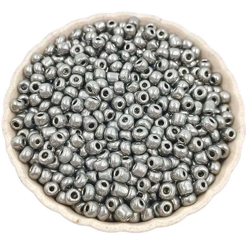 

DIY позолоченные ретро размер 4 мм креативные красочные проставки чешские стеклянные бусины DIY аксессуары цвет металла 100 шт стеклянные бусины аксессуары 4