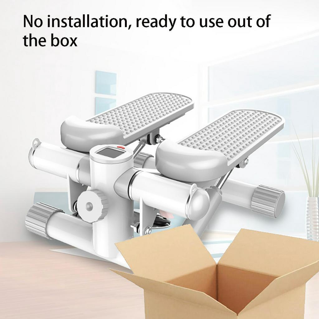 Mini Health Recovery Pedal Exerciser Cross Trainer Stepper Foot Pedal Exercise Stepper With Rope And Mat 430 x 210 x 330 mm