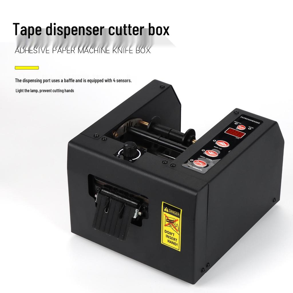 Fully Automatic ZCUT-80 Tape Cutter for Double-Sided, Transparent, High-Temperature, and Film Adhesive Tapes.