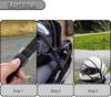 60/90CM Motorradhelmriemen Motorradzubehör Haken Gepäck Einziehbar Elastisches Seil Befestigungsgurt Motorradhelm