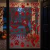 Reusable Bloody Handprint Stickers Self-adhesive Footprint Glass Stickers  Wall Decoration