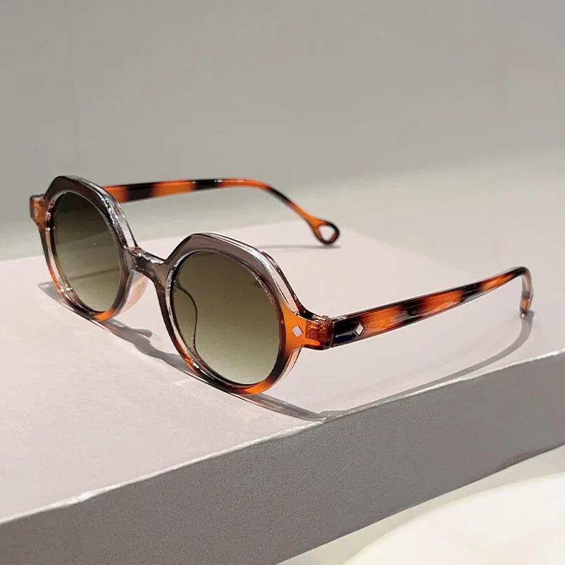 

Новые заклепки Полигональные Винтажные Солнцезащитные Очки Женские Для Мужчин Роскошные Дизайнерские Круглые Солнцезащитные Очки Панк Популярные Хип-Хоп Очки UV400