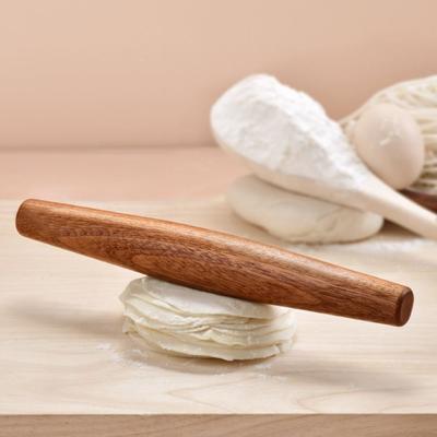 Mattarello in Legno Massello Materiale Naturale Superficie Liscia Antiaderente Rullo per Impasto in Legno Non Verniciato Impugnatura Confortevole Strumenti per la Cottura