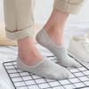 Men's Spring and Summer New Solid Color Cotton Silicone Non Slip Shallow Mouth Invisible Socks