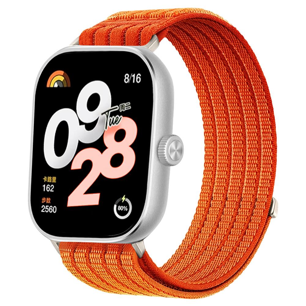 

Nylon Loop for Xiaomi smart mi band 8/9 pro Band accessories sports Breathable Replacement bracelet correa Redmi Watch 6 5 4 Strap помаранчевий
