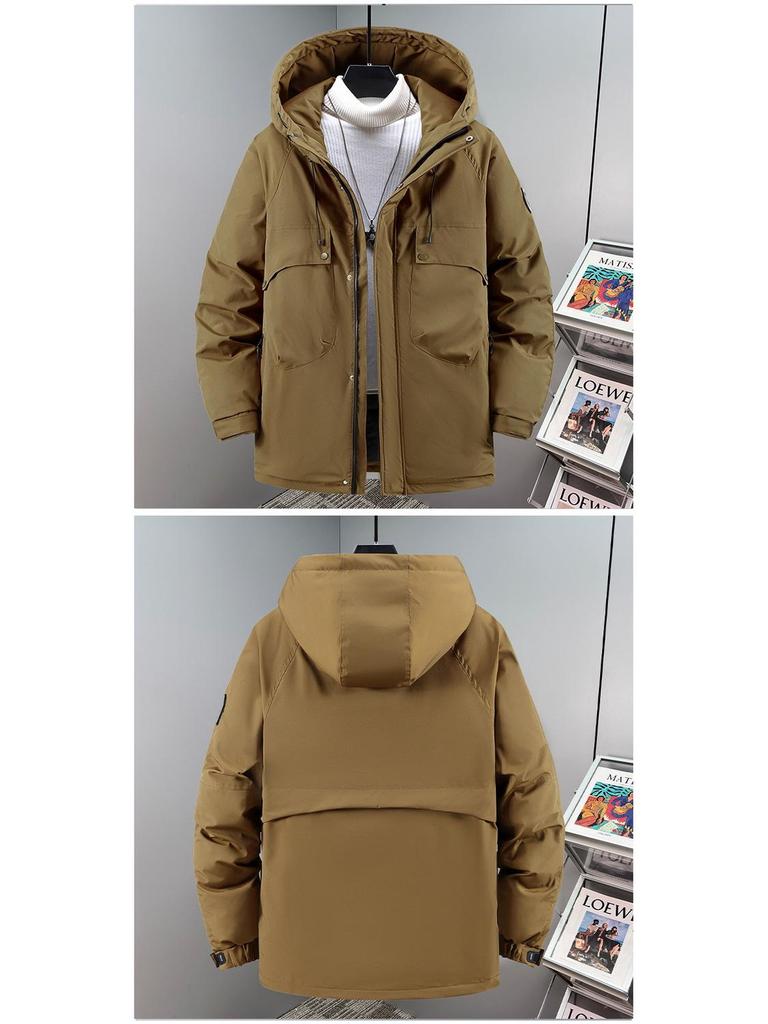 Veste d'hiver épaisse en coton pour homme grande taille 2025 - Vêtement d'extérieur chaud, protection contre le froid