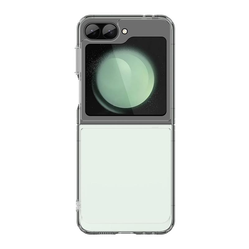 For Samsung Galaxy Z Flip 6 Case Cover Samsung Z Flip 6 Flip6 Capas Bumper Back Transparent Colour Clear Fundas Samsung Z Flip 6