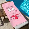 cartoon face art cute funny b-B-Barbapapas Towel soft Beach Towels Trip swim Pool bathing Towel Gym Spa home Decor Gift Holiday