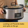 Komfyrforing Praktisk Gjenbrukt Ensfarget 7QT 8QT Slow Compartment Pan Kjøkkentilbehør